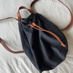 Madewell Drawstring Canvas Backpack